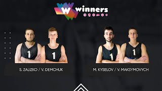 Winners Beach Volleyball. Men. S. Zalizko / V. Demchuk - M. Kyselov / V. Maksymovych  20.01.2025