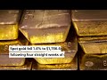 Strong U.S. dollar takes the shine off gold