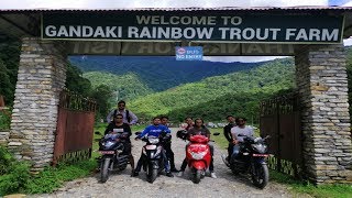 DAY OUT AT GANDAKI RAINBOW TROUT| POKHARA | VLOG 3|