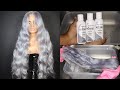 THE PERFECT PLATINUM/ICY GREY COLOR | 613 WATER COLOR METHOD USING ADORE TITANIUM AND PLATINUM