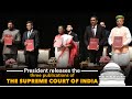 President Droupadi Murmu releases the three publications of the Supreme Court of India in New Delhi