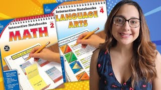 Carson Dellosa Interactive Notebooks Review for Homeschool | Great for Studying and Note-Taking