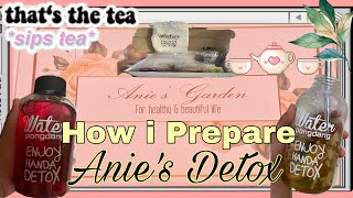Anie's Garden Detox Tea UNBOXING and how I Prepare