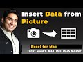 Insert Data from Picture In Excel for Mac