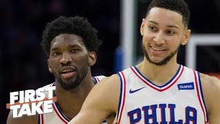 Joel Embiid needs Ben Simmons 'to reach the pinnacle of greatness' - Stephen A. | First Take