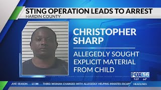 Sting operation leads to arrest in Hardin County