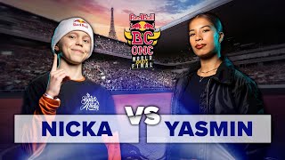 B-Girl Yasmin vs. B-Girl Nicka | Top 8 | Red Bull BC One 2023 World Final Paris
