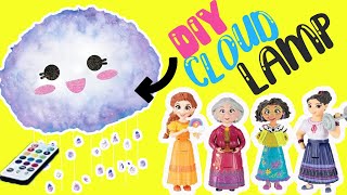 Disney Encanto DIY Pepa's Cloud Lamp Craft Tutorial! Mirabel, Luisa, Alma, Isabella