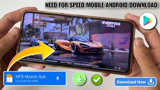 need for speed mobile download android | how to download need for speed mobile in android