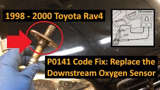 Toyota P0141 Diagnose & Repair: 98 - 00 Rav4 Oxygen Sensor P0141 Bank 1 Sensor 2 , avoid Denso fakes