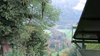 Luftseilbahn Mettlen - Flühmattli Talfahrt - cable car Switzerland