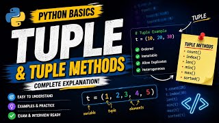 Python Tuples Explained | Tuple Methods & Operations | Lecture 7