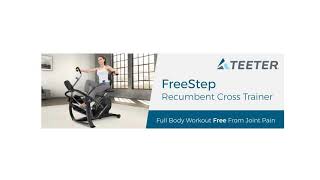 Teeter FreeStep Recumbent Cross Trainer and Elliptical