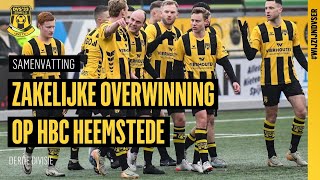 DRIE GOALS TEGEN HBC HEEMSTEDE | Korte Samenvatting - Derde Divisie