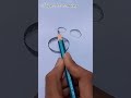 3d water drops drawing || #tutorial #shorts