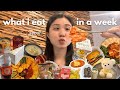 WHAT I EAT IN A WEEK IN KOREA📍🇰🇷 | cafes, convenience store, local market food, uni lunch [VLOG]