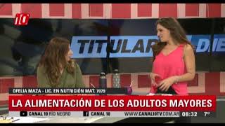 Entrevista #Noticias10 | Alimentación de Adultos Mayores