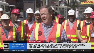 MTA update on Times Square water main break