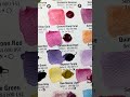 DANIEL SMITH Watercolor swatch. #shorts #watercolor #painting #stepbysteppaintingforbeginners
