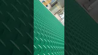 Green floor protection mat #hdpe #pe