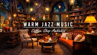 Soft Jazz Instrumental Music ☕ Relaxing Jazz Music & Cozy Coffee Shop Ambience for Study,Work,Unwind