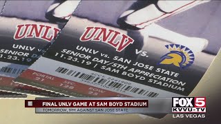 UNLV to play last game at Sam Boyd Stadium