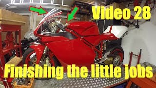 Thunderbike Race Prep No 28 - Ducati 748 Finishing the little jobs