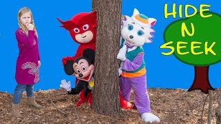 The Assistant Plays Hide n Seek with Paw Patrol  in the Park