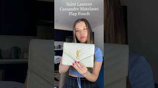 Saint Laurent Flap Pouch Conversion To Wallet On Chain! #ysl #luxury #clutch