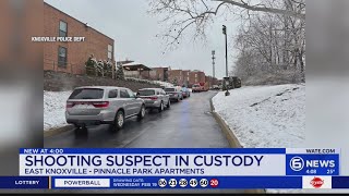 East Knoxville shooting suspect in custody