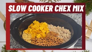 12 Days of Christmas Treats: Day 4:  Slow Cooker Chex Mix