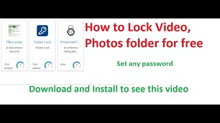 How to download and install anvi folder locker? Best Locker softwer