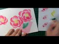 【簡単パステルアートの描き方】季節の花　ツバキの花を描いてみよう～！