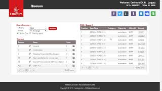 Manage Queues Video Emirates Booking Portal NDC