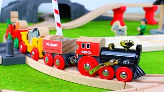 Brio trains: wooden locomotives, steam train, trucks, cars, brio train railway
