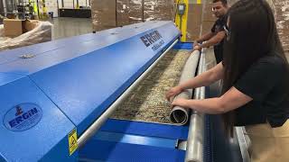 Meet the Ergin Rug Packing Machine in action!