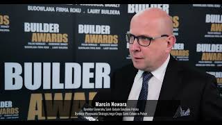 Builder Awards 2023 - Marcin Nowara, Dyrektor Generalny Saint-Gobain Solutions Polska