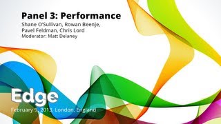 Edge Conference - Panel 3: Performance