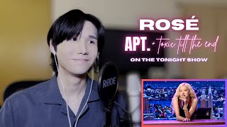 ROSÉ - 'APT.' & 'toxic till the end' Medley on The Tonight Show Starring Jimmy Fallon | Reaction