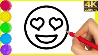 How to draw a emoji drawing easy || Step by step emoji drawing for beginners in easy way || Emoji.