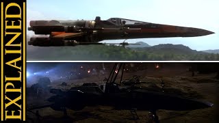 Why Poe Didn't Use His Black X-Wing on Jakku