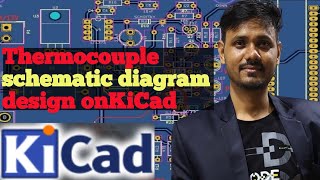 Thermocouple schematics diagram by using KiCad