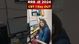 📢RRB JE 2024 CBT 1 Answer Key OUT Today #rrbje2024 #rrbjecbt1 #rrbjeresult #ytshorts #shortsvideo