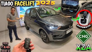 Tata Tiago facelift 2025 Review : Tata Tiago Facelift XZ CNG Automatic 2025 review  @NarrusAutovlogs