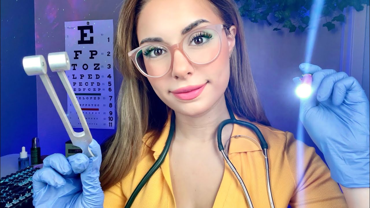 Asmr Fast Aggressive Nurse Exam In Bed Medical Exam Annual Physical