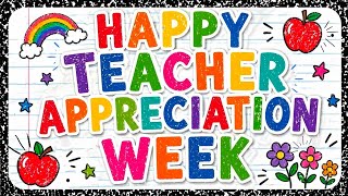 Thank You Teachers Screensaver 🍎 Happy Teacher Appreciation Week 2026 Background Ambience