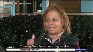 Family and friends hold Chesnay Keppler memorial service