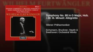 Symphony No. 88 in G Major, Hob. I:88: III. Minuet: Allegretto