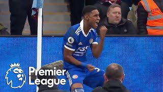 Tete debut goal gives Leicester City 3-2 lead v. Aston Villa | Premier League | NBC Sports