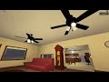 Roblox Ceiling Fans In Roblox House Running On All 3 Speeds (REMAKE)